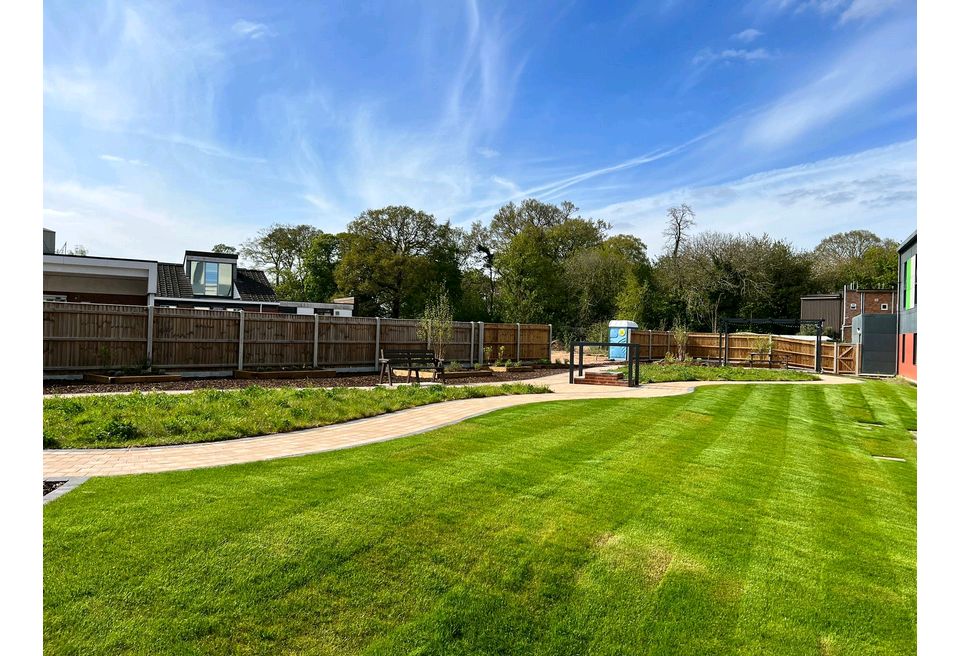 NHS Hospital Garden - Norwich - NHS Hospital Garden Norwich - New Turf and Wildflower Meadow