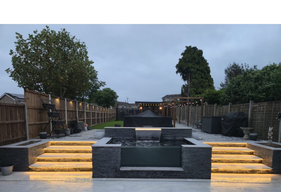 Large full garden transformation, Norwich - Wooden Archway